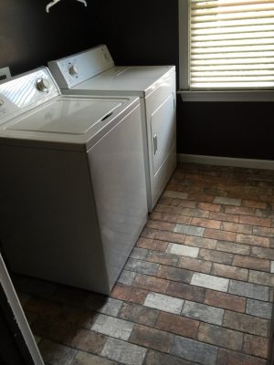 laundry room after renovation