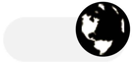 silhouette of western hemisphere with solid black background on gray checker icon background